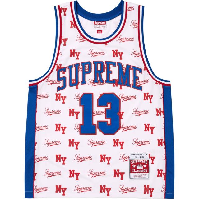 Sup x Mitchell & Ness NY All‑Over‑Print Basketball Jersey