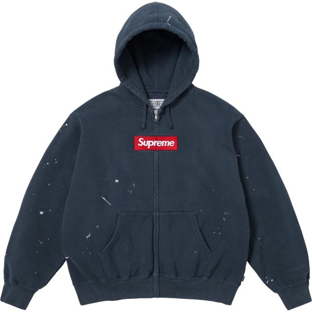 1:1 Top Quality Sup MM6 Maison Margiela Box Logo Zip Up Hoodie 3 Colors