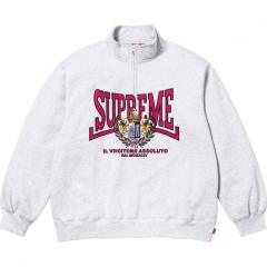 1:1 Top Quality Sup Crest Applique Half Zip Pullover