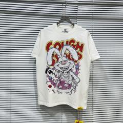 Cough Syrup West Coast Casual Fashion Front Laid Back Cartoon Rabbit Hip Hop Jewelry Syrup Pouring Graffiti Bubble Letter Print 2 colors T-Shirt 29344059