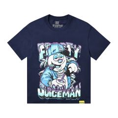 Cough Syrup West Coast Hip Hop Drip Gradient Bubble Letter Juiceman Cartoon Graphic Front Multi Layer Outline Stacked Slogan Tee 2 colors 29302092