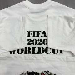 Mixed Emotion USA Canada Mexico World Cup Bald Eagle Soccer Print T-shirt 29370478
