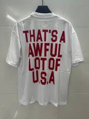 Cough Syrup Bald Eagle American Flag Feather Banner Hip Hop Portrait Front Large Bold Red Block Letter Tee 29303913
