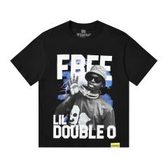 Cough Syrup Vintage Hip Hop Portrait Lightning Background Letter Print Front Bold Stacked Full Slogan Tee 29302082
