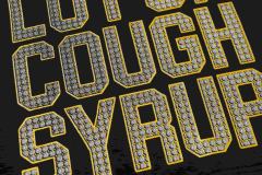Cough Syrup Urban Streetwear Style Rhinestone Tank Graphic Print Men's Cotton Tee 29302071