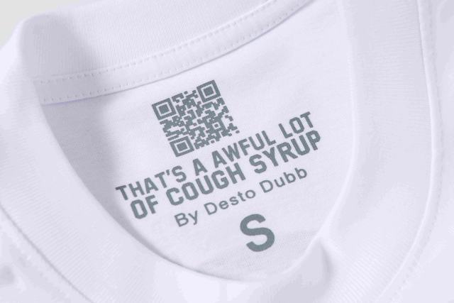 Cough Syrup Grunge Streetwear Notebook Scribble Letter Double Side Print Tee 2 colors 29302356