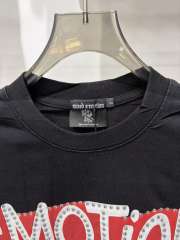 Mixed Emotion Vintage DJ Girl Portrait Rivet Rhinestone Print T-shirt 29370431