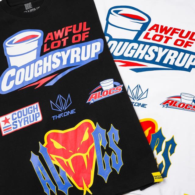 Cough Syrup American Racing Number 26 Viper Print Tee 2 colors 29359166