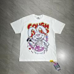 Cough Syrup West Coast Casual Fashion Front Laid Back Cartoon Rabbit Hip Hop Jewelry Syrup Pouring Graffiti Bubble Letter Print 2 colors T-Shirt 29344059