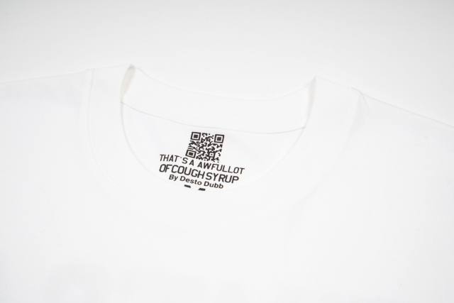 Cough Syrup Minimal Hip Hop Streetwear Front Crossed Out Text TRY Graffiti Block Letter Print Back Stacked Bold Block Slogan Graphic Oversized T-Shirt 2 colors 29343909