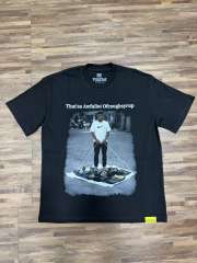 Cough Syrup Hip Hop Streetwear Street Vendor Figure Print Back Split Text Street Sign Design Tee 2 colors 29288641