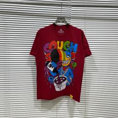 Cough Syrup West Coast Casual Fashion Vivid Color Toucan Character Hip Hop Jewelry Syrup Pouring Bubble Font Print T-Shirt 29344093