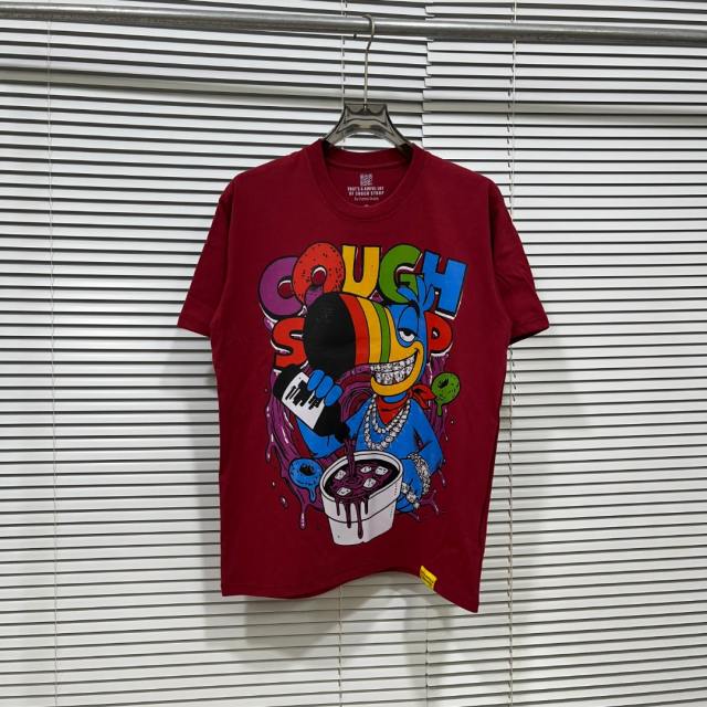 Cough Syrup West Coast Casual Fashion Vivid Color Toucan Character Hip Hop Jewelry Syrup Pouring Bubble Font Print T-Shirt 29344093