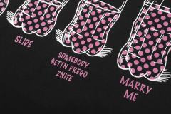 Cough Syrup Four Outline Syrup Bottles Pink Polka Dot Liquid Level Front Half Pink Dot Filled Stacked Slogan Tee 2 colors 29290183