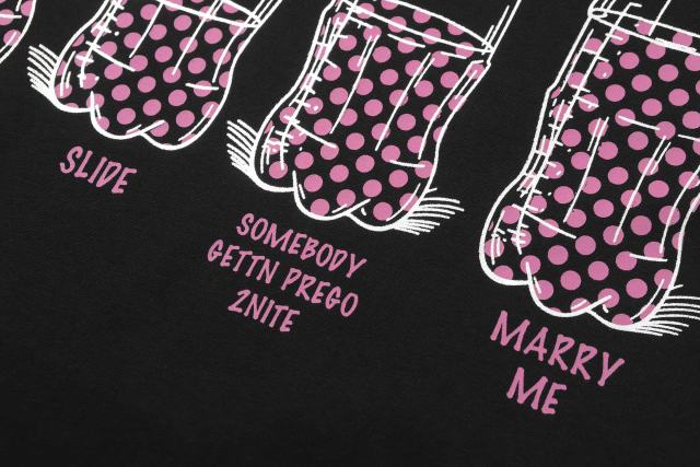Cough Syrup Four Outline Syrup Bottles Pink Polka Dot Liquid Level Front Half Pink Dot Filled Stacked Slogan Tee 2 colors 29290183
