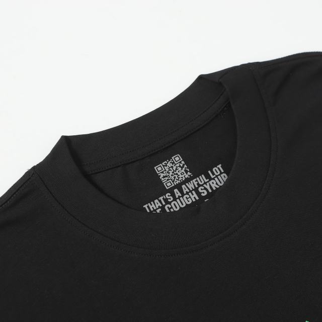 Cough Syrup West Coast Sippers Flame Motorcycle Cross Double Sided Print Tee 2 29303788