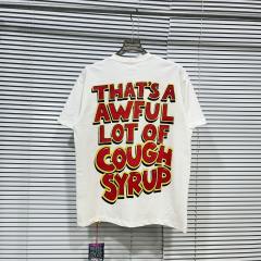 Cough Syrup West Coast Casual Fashion Front Laid Back Cartoon Rabbit Hip Hop Jewelry Syrup Pouring Graffiti Bubble Letter Print 2 colors T-Shirt 29344059