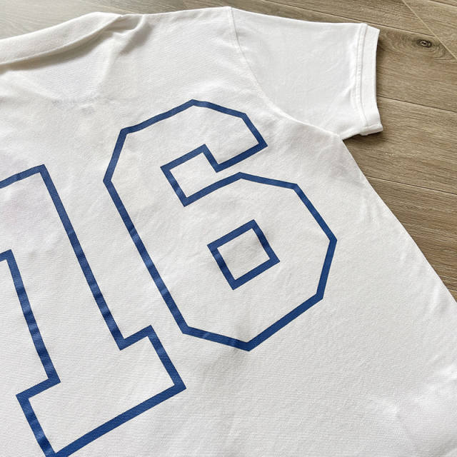 1:1 Top Quality That's A Awful Lot of Cough Syrup Letter Embroidered Cotton Polo Short Sleeve