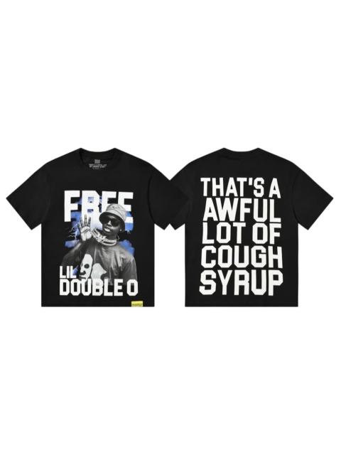 Cough Syrup Vintage Hip Hop Portrait Lightning Background Letter Print Front Bold Stacked Full Slogan Tee 29302082