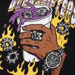 Cough Syrup Purple Glaze Water Cup Sparkling Diamond Ring Print Tee 29359167
