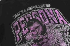 Cough Syrup Purple Faded Grainy DJ Screw Tribute RIP Memorial Persona Gothic Font Portrait Graphic Print Tee 29303823