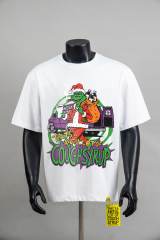 Cough Syrup Cartoon Hip Hop Streetwear Front Christmas Santa Grinch Pickup Truck Cup Bottle Comic Graphic Print Oversized T-Shirt 29343911