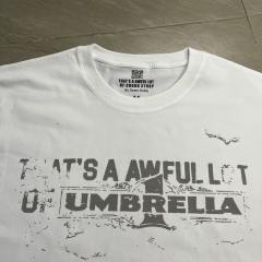 Cough Syrup Grunge Hip Hop Streetwear Front Faded Distressed Umbrella Text Back Giant Stacked Worn Block Letter Print T-Shirt 2 colors 29345297