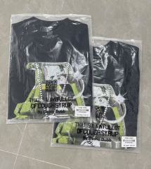 Cough Syrup Vintage Distressed Army Grenade Graphic Back Big Stacked Text Print Tee 29303794
