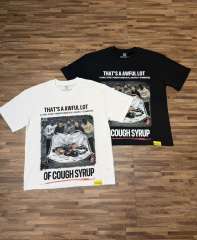 Cough Syrup High Street Front Figure Back Letter Double Side Print Tee 2 colors 29288631