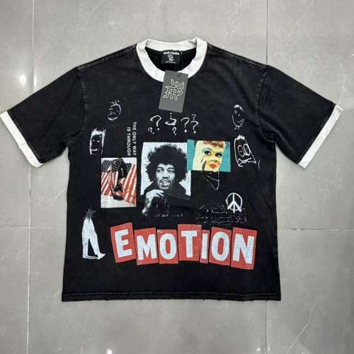 Mixed Emotion Rock Celebrity Photo Poster Collage Print T-shirt 29370505