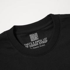 Cough Syrup Obscured Text TR17 Mark Front Full Big Letter Slogan Back Tee 2 colors 29288697
