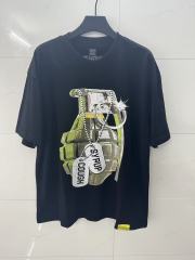 Cough Syrup Vintage Distressed Army Grenade Graphic Back Big Stacked Text Print Tee 29303794