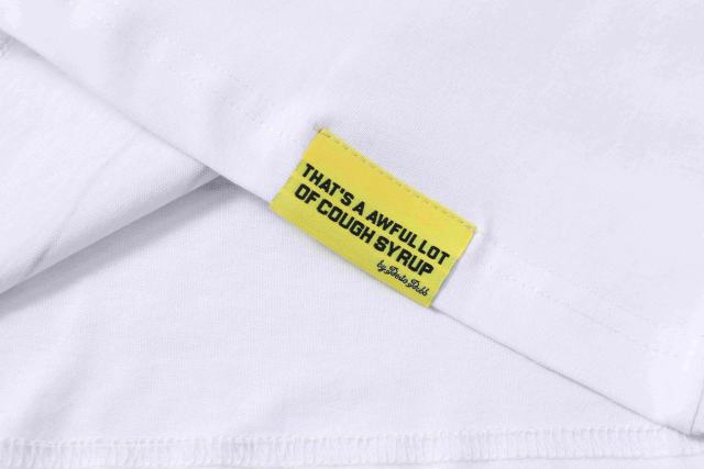 Cough Syrup Grunge Streetwear Notebook Scribble Letter Double Side Print Tee 2 colors 29302356