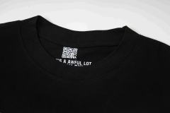 Cough Syrup Movie Scene Two Characters Stacked Cash Portrait Photo Asaali Cursive Signature Contrast Double Slogan Tee 29303852