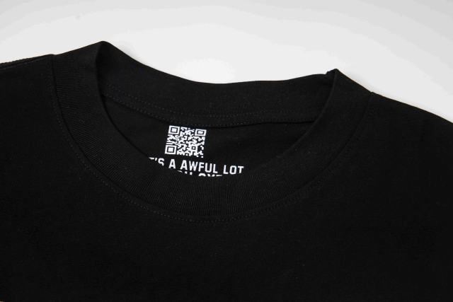 Cough Syrup Movie Scene Two Characters Stacked Cash Portrait Photo Asaali Cursive Signature Contrast Double Slogan Tee 29303852
