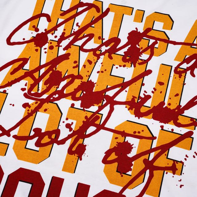Cough Syrup Pin-Up Lady Syrup Bottle Front Red Graffiti Overlay Stacked Letter Back Print Tee 29290078