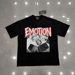 Mixed Emotion Vintage DJ Girl Portrait Rivet Rhinestone Print T-shirt 29370431