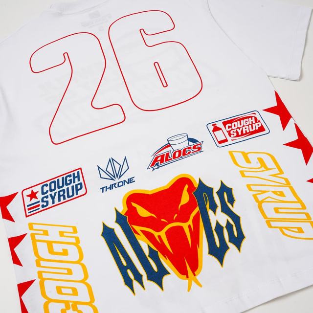 Cough Syrup American Racing Number 26 Viper Print Tee 2 colors 29359166