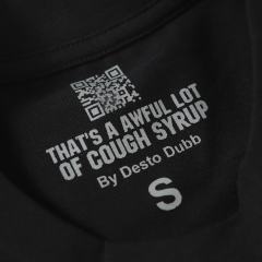 Cough Syrup West Coast Sippers Flame Motorcycle Cross Double Sided Print Tee 2 29303788