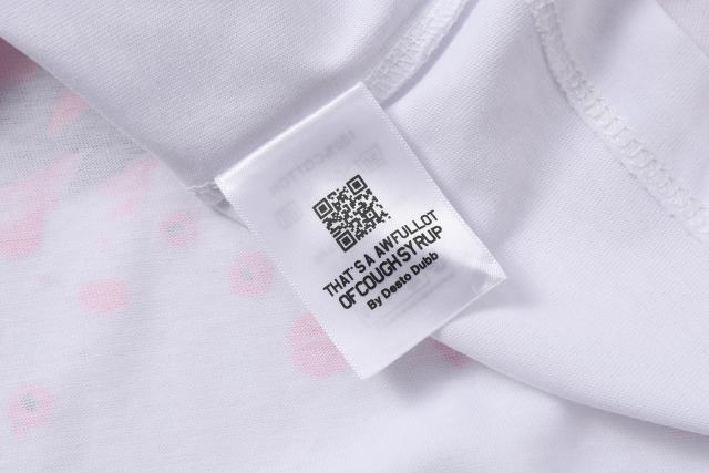 Cough Syrup Pink Splatter Graffiti Cup Front Back Double Sided Print Tee 2 colors 29290023