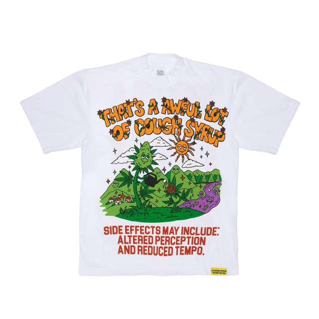 Cough Syrup Psychedelic Sun Plant Print Tee 2 colors 29010783