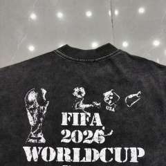 Mixed Emotion USA Canada Mexico World Cup Flame Eagle Print T-shirt 29370498
