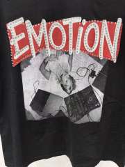 Mixed Emotion Vintage DJ Girl Portrait Rivet Rhinestone Print T-shirt 29370431