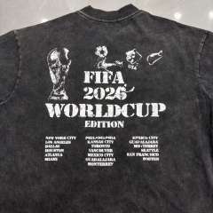 Mixed Emotion USA Canada Mexico World Cup Flame Eagle Print T-shirt 29370498