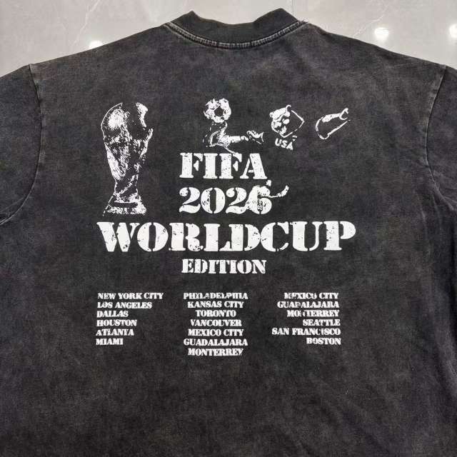 Mixed Emotion USA Canada Mexico World Cup Flame Eagle Print T-shirt 29370498