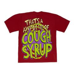 Cough Syrup Christmas Hip Hop Cartoon Grinch Lowrider Car Graphic Front Bubble Outline Stacked Slogan Tee 2 colors 29302084