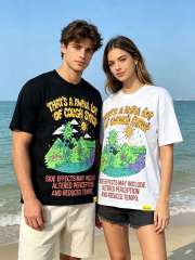 Cough Syrup Psychedelic Sun Plant Print Tee 2 colors 29010783