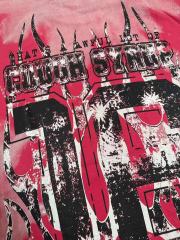 Cough Syrup Gothic Stacked ALDCS Letter Crosshair Target Circle Detail Large Worn Number 18 Graphic Print Tee 2 colors 29303872