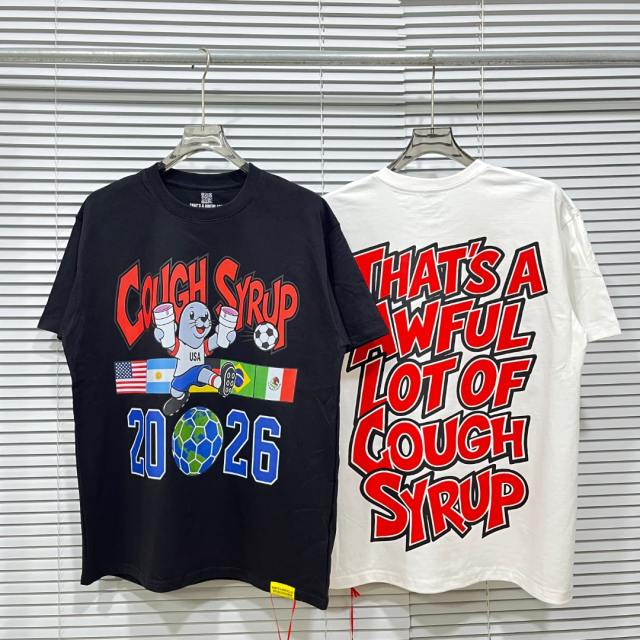 Cough Syrup Letter Usa Jersey Sea Lion National Flags Globe Soccer Ball 2026 Number Print Oversized Crew Neck T-Shirt 2 colors 29343120