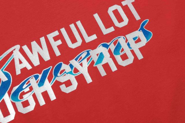 Cough Syrup Art Basel 25 Limited Blue Water Wave Gradient Letter Diamond Sevens Back Script Overlay Text Tee 3 colors 29290138